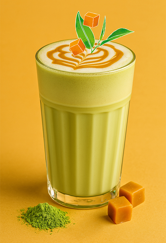Caramel Matcha Latte